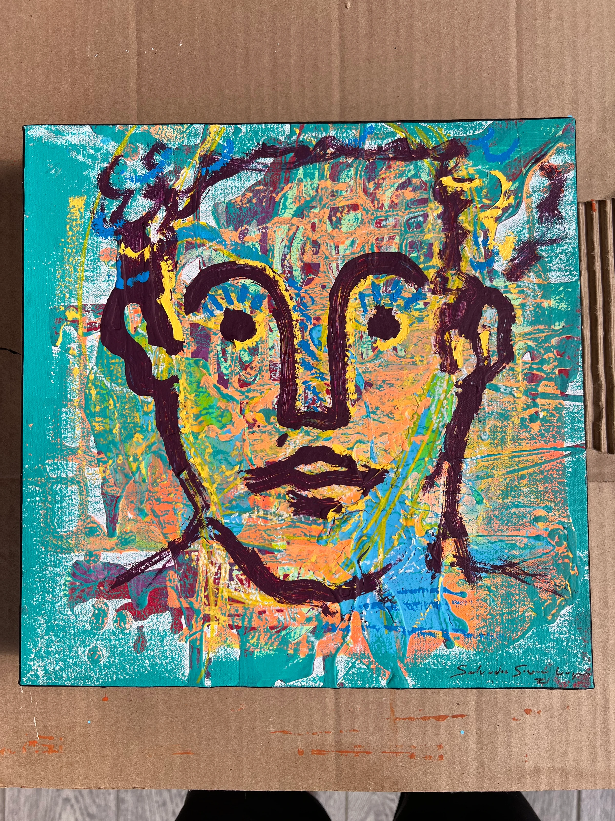 Máscara Turquesa, Salvador Sierra